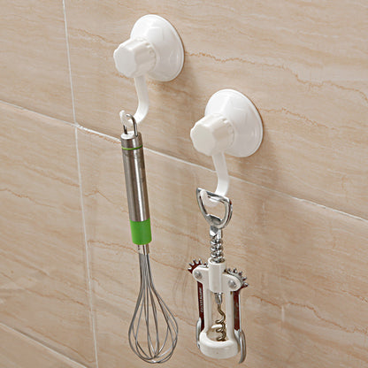 Powerful Plastic Suction Hooks for Bathroom