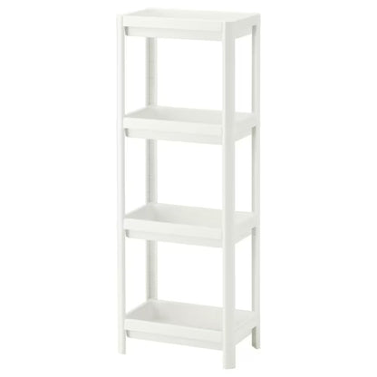 HIEEY 4 Tier Bathroom ShelfBathroom Rack Shelves Organizer for Bathroom Laundry Pantry Kitchen Narrow Places